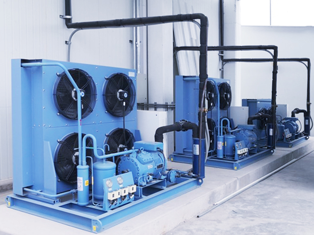 氟用半封闭活塞压缩机蔬菜肉类冷藏速冻项目